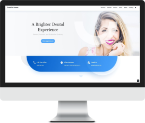 Dentist Office Desktop Responsive Website Template