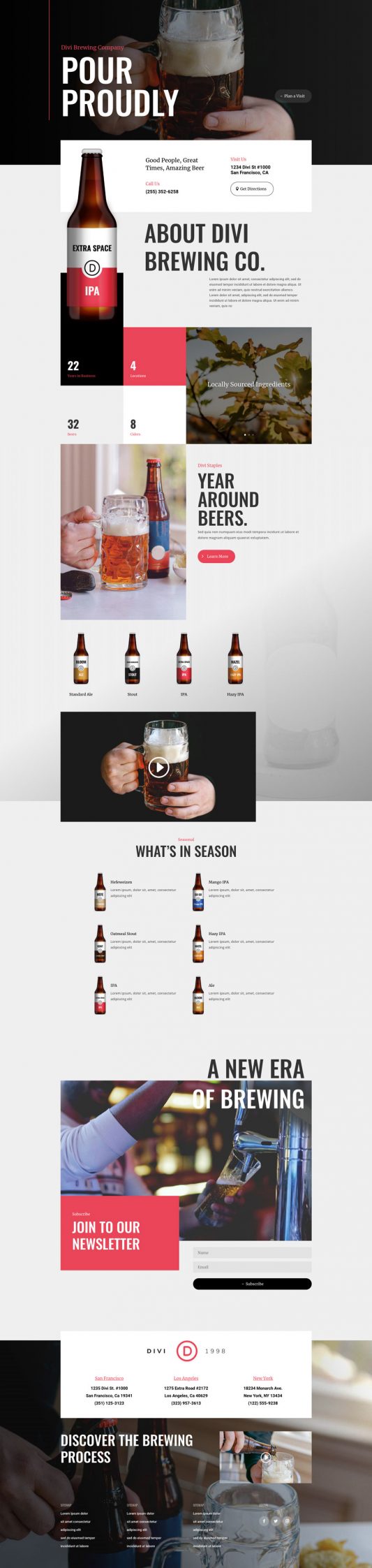 Brewery Landing Page