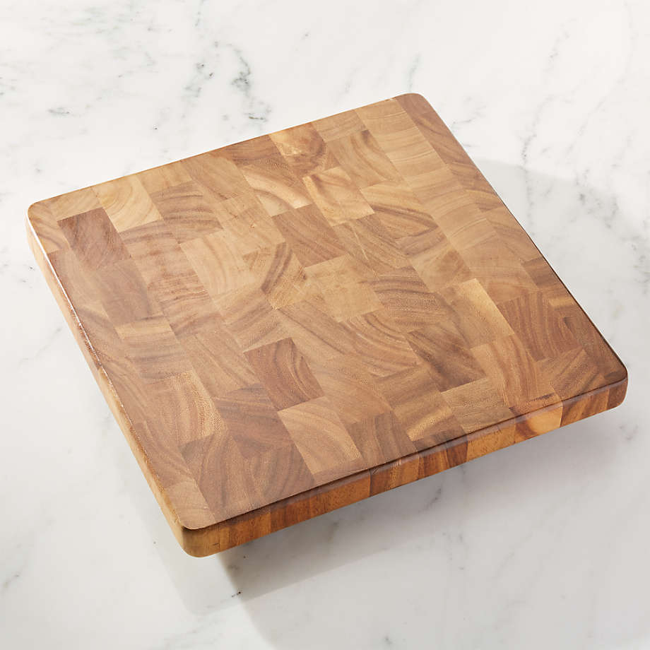 square end grain cutting board