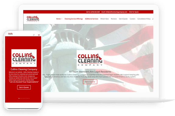 Website Design for laptop and mobile phone