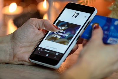 Shopping on eCommerce website by phone