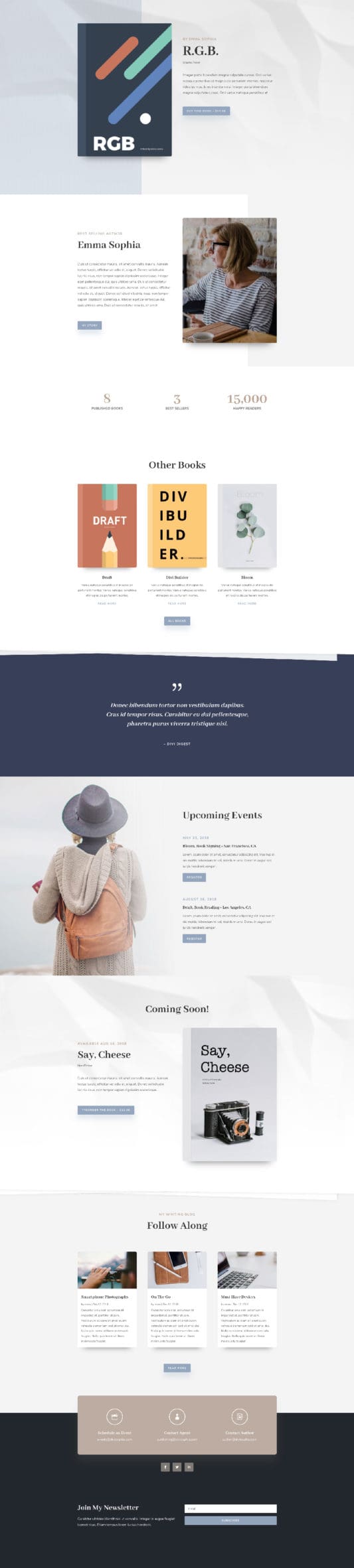 Author Landing Page