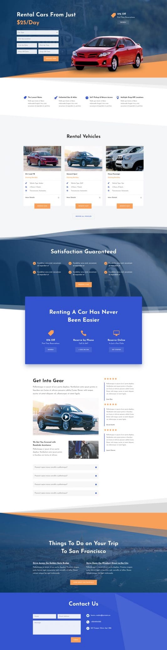 Carl Rental Landing Page