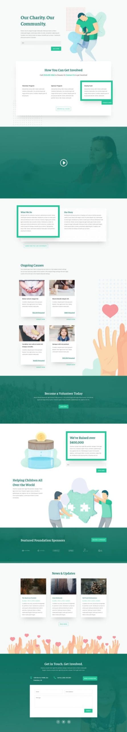 Charity Landing Page