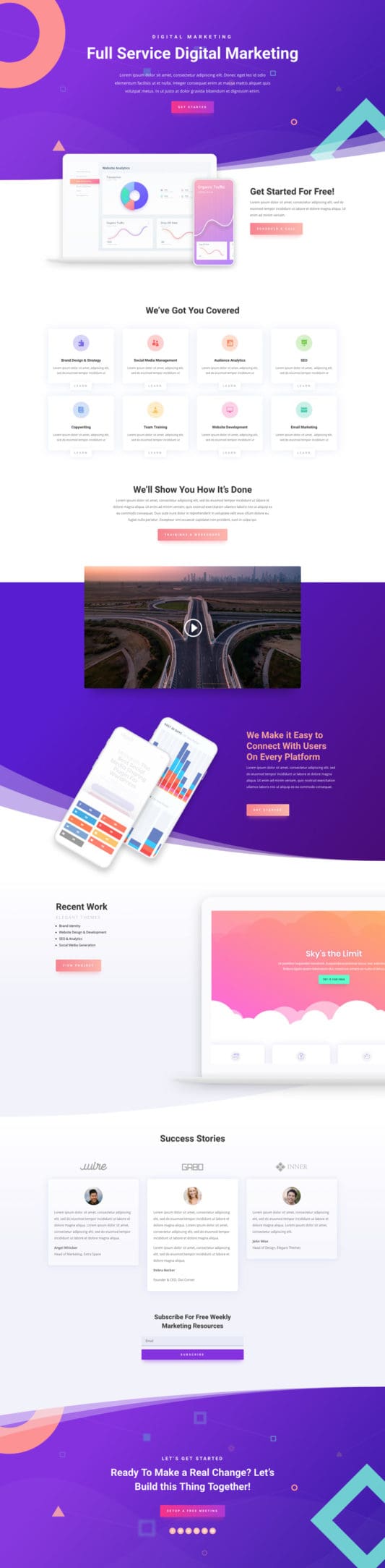 Digital Marketing Landing Page