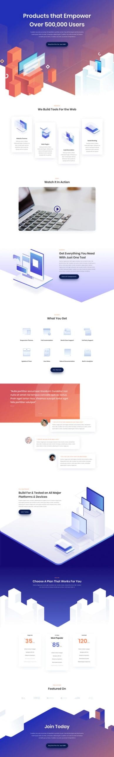 Digital Product Landing Page