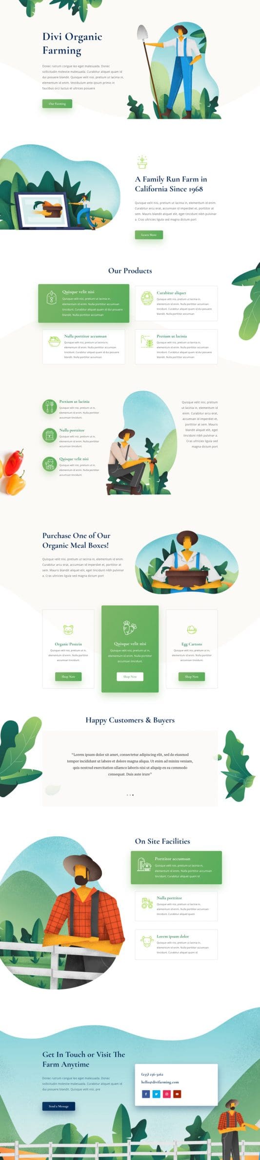 Farmer Landing Page