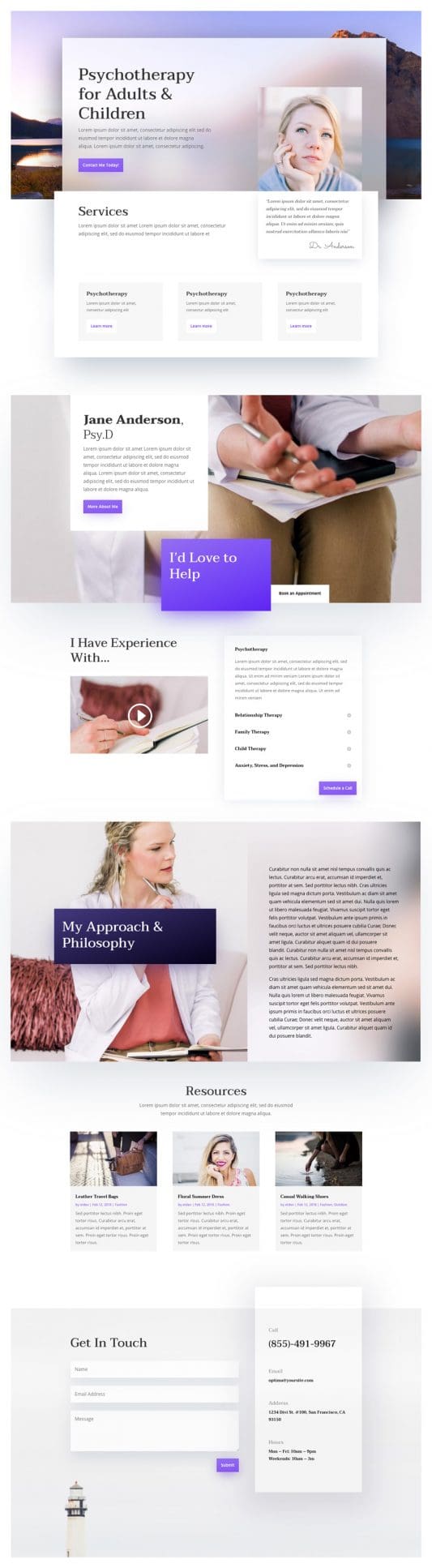 Psychologist Landing Page
