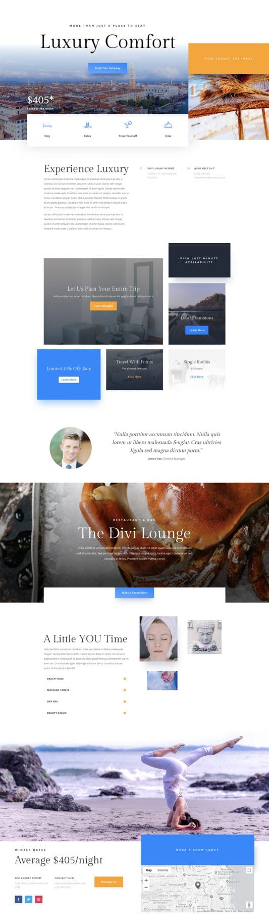 Resort Landing Page