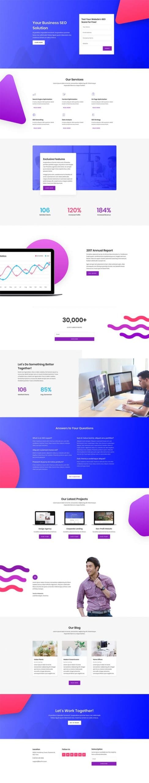SEO Agency Landing Page