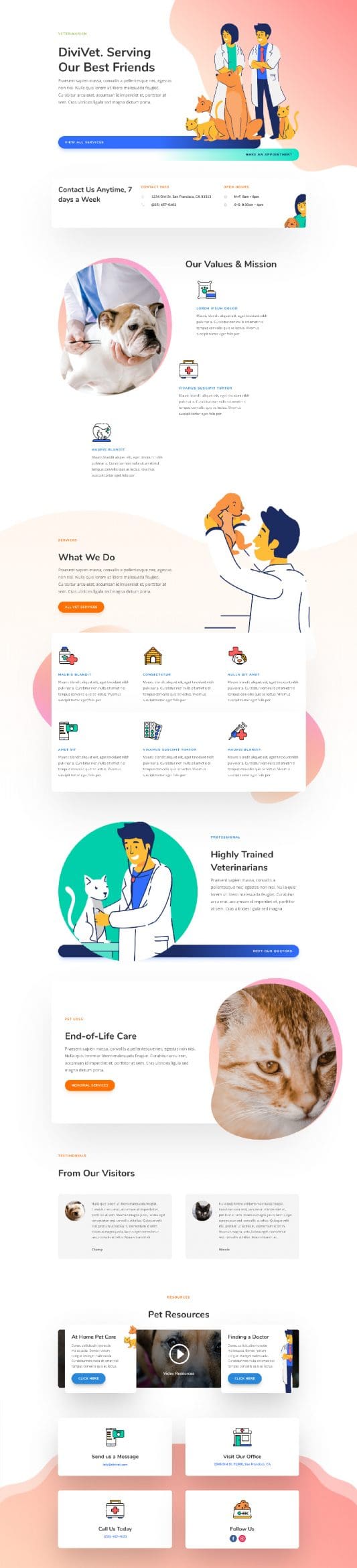Veterinarian Landing Page