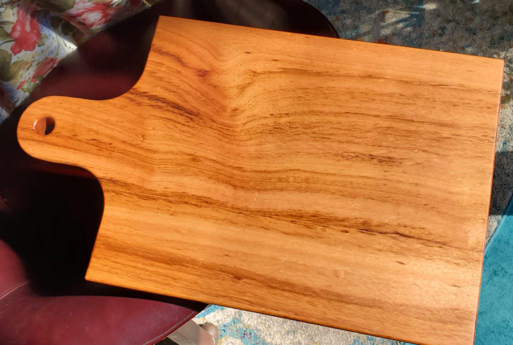 tigerwood charcuterie board - blank